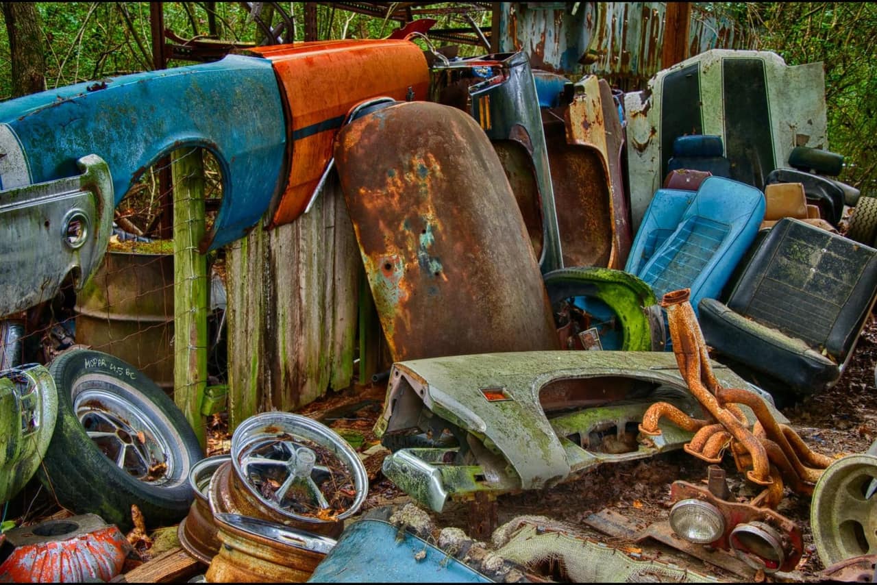 Klasični oldtimer automobil na izložbi